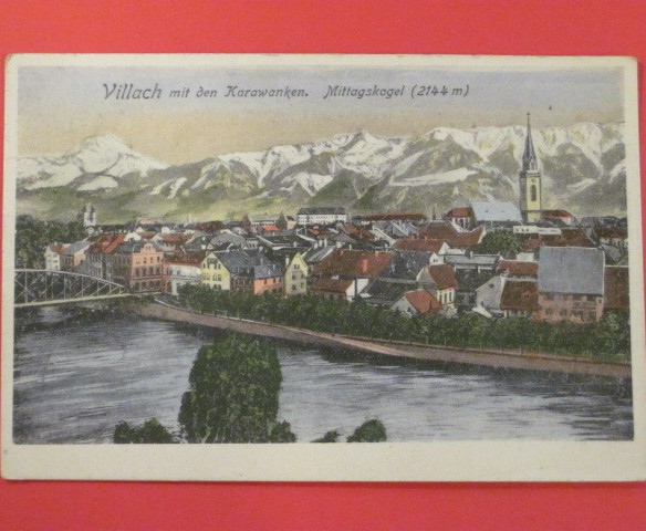 1920 Postcard - Villach mit den Karawanken - Austria  Nr. 6339