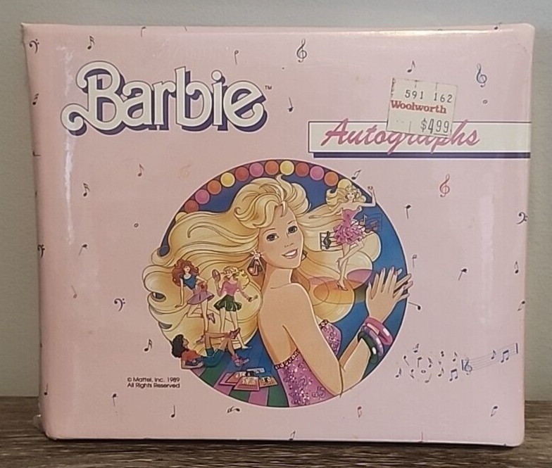 Vintage 1989 Barbie Autograph book by Mattel Factory Sealed Read Description Vintage 1989 Barbie Autograph book by Mattel Factory Sealed Read Description