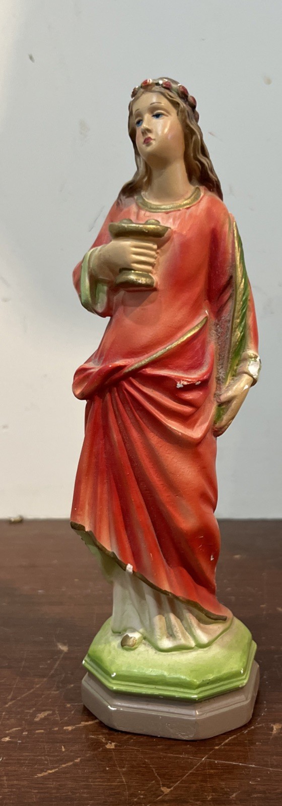 Catholic Church St Lucy Statue 8.5” Catholic Church St Lucy Statue 8.5”