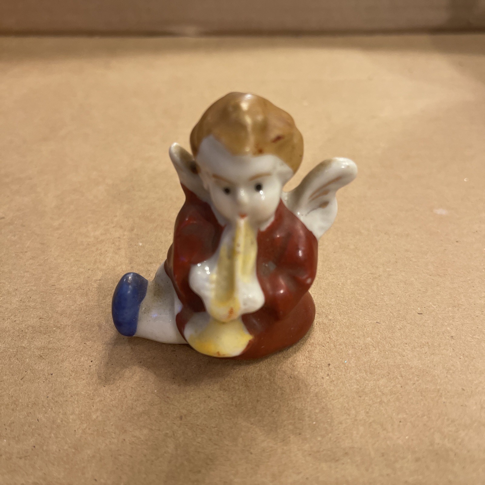 Vintage Occupied Japan Horn Playing 2” Angel