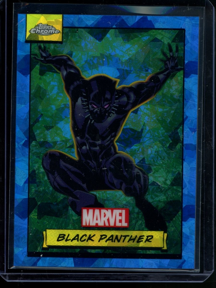 2024 Topps Chrome Marvel Sapphire Black Panther #53 Blue Sapphire Refractor