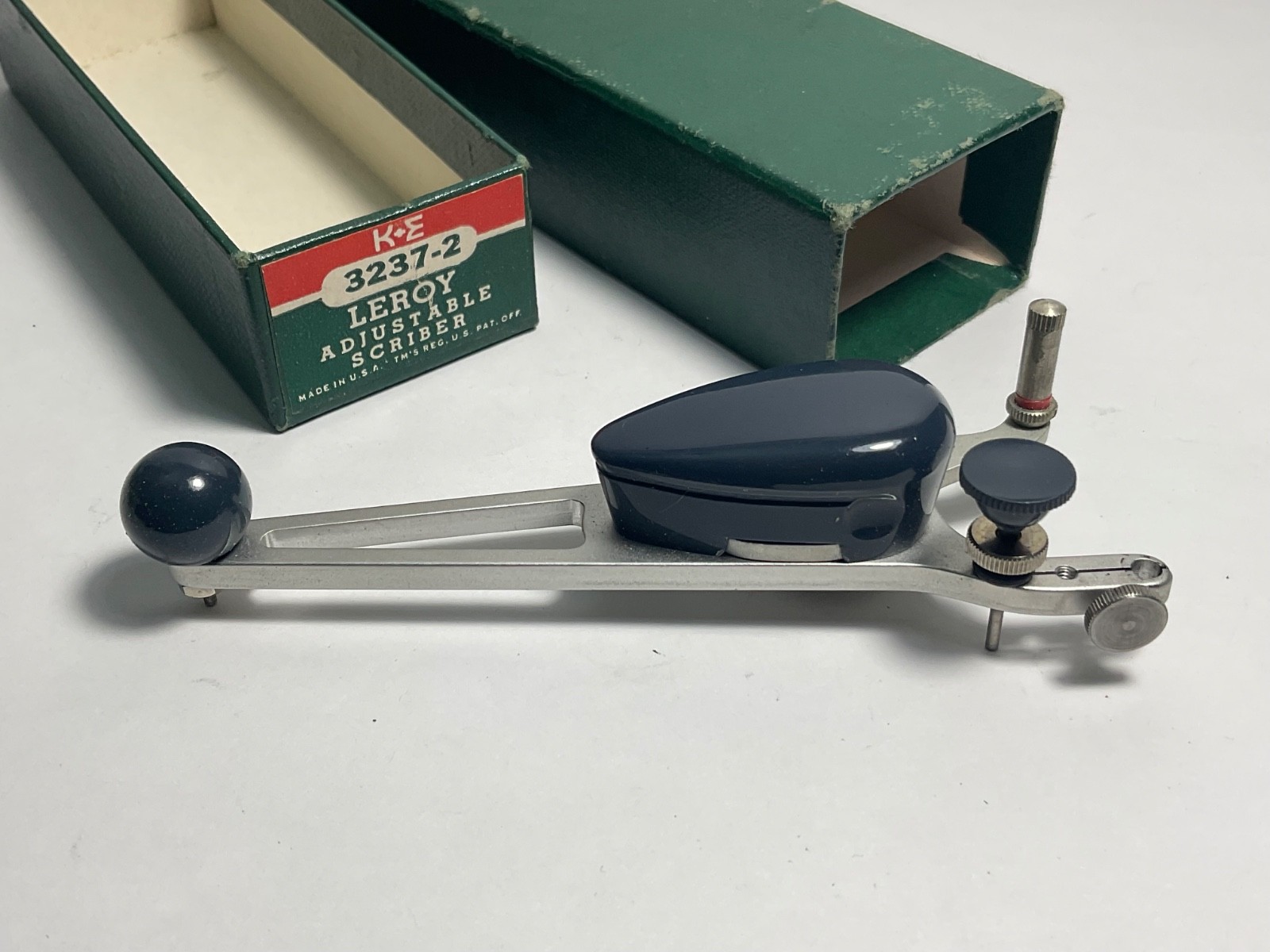 Vtg K&E Leroy Model 3237 Adjustable Scriber For Lettering or Drafting Exc.