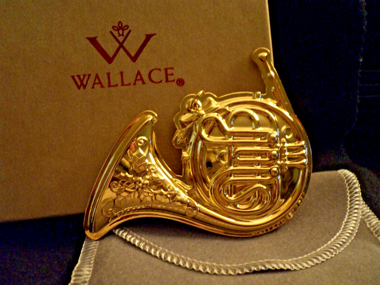 2022 WALLACE Gold Plated French Horn-1st Edition-Musical Instrument Ornament