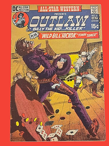 All-Star Western #6 July 1971 DC Comics Billy the Kid Wild Bill Hickok All-Star Western #6 July 1971 DC Comics Billy the Kid Wild Bill Hickok