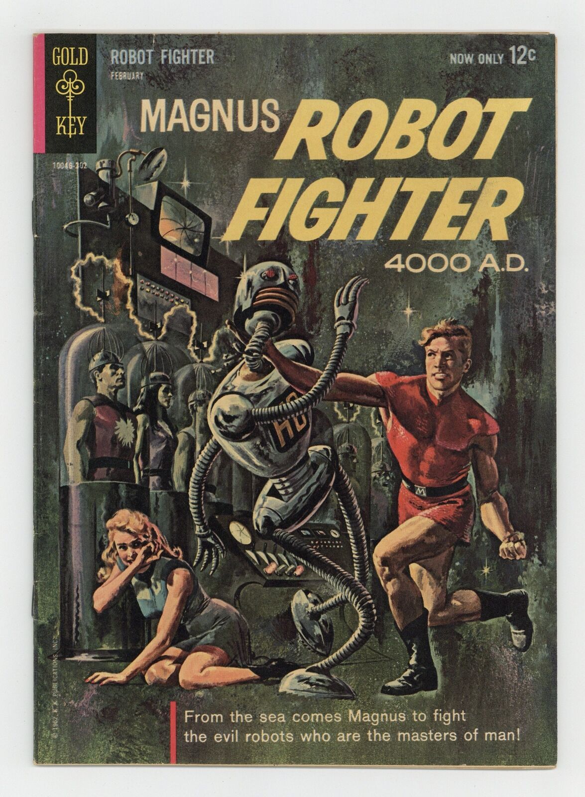 Magnus Robot Fighter #1 VG- 3.5 1963 1st app. and origin Magnus Robot Righter