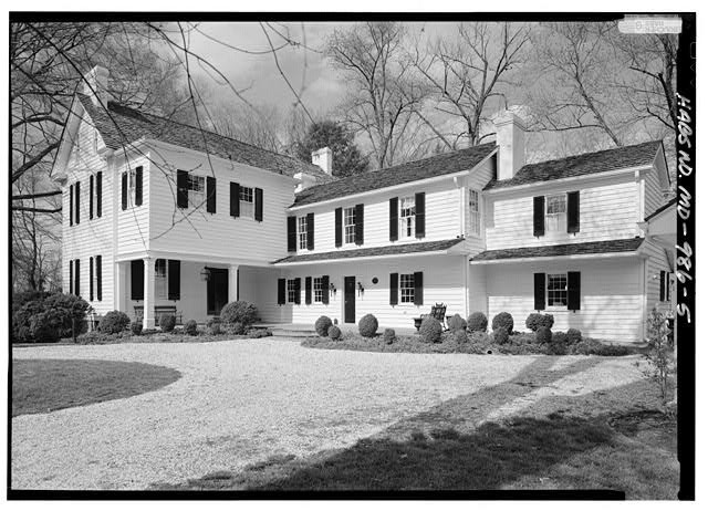 Photo:Upper Marlboro MD Digges-Sasscer House 1900s Rear View Historic Home