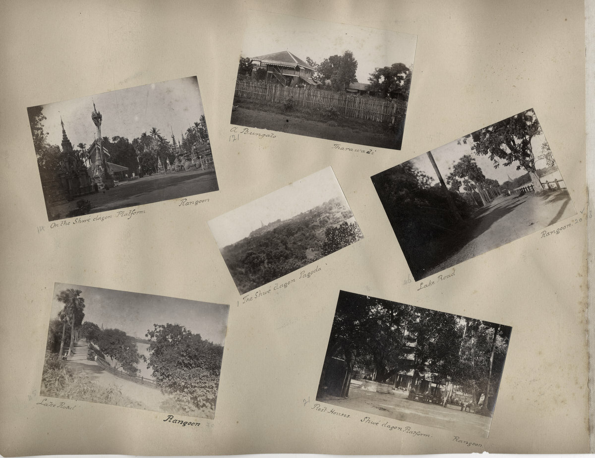 c.1870\'s PHOTO BURMA - VARIOUS SCENES 12  PRINTS RANGOON PROME