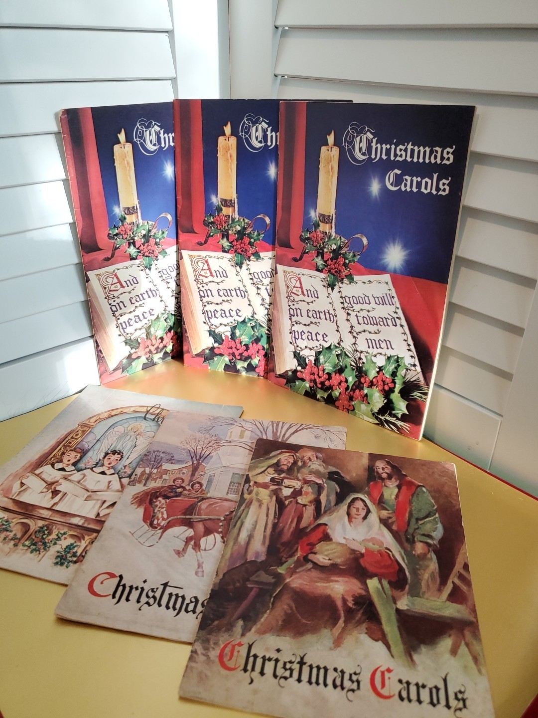 Lot 6 VTG Frank Vogler & Sons 40s 50s 60s Winston-Salem NC Christmas Carol Book