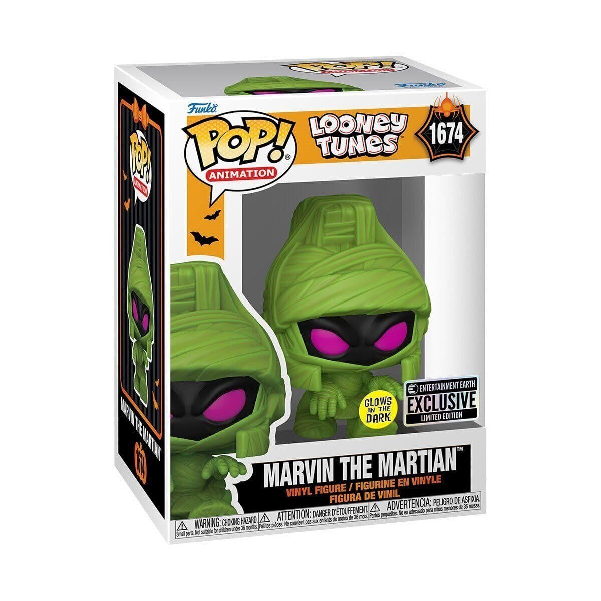 Funko Pop Looney Tunes: Marvin The Martian 1674 - GID Vinyl Figure (PRE-ORDER)