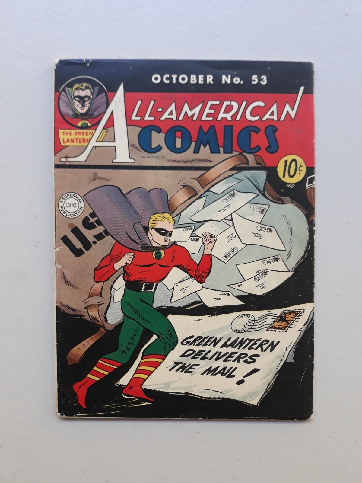 All American Comics 53 Green Lantern DC Comics 1943 Scarce All American Comics 53 Green Lantern DC Comics 1943 Scarce