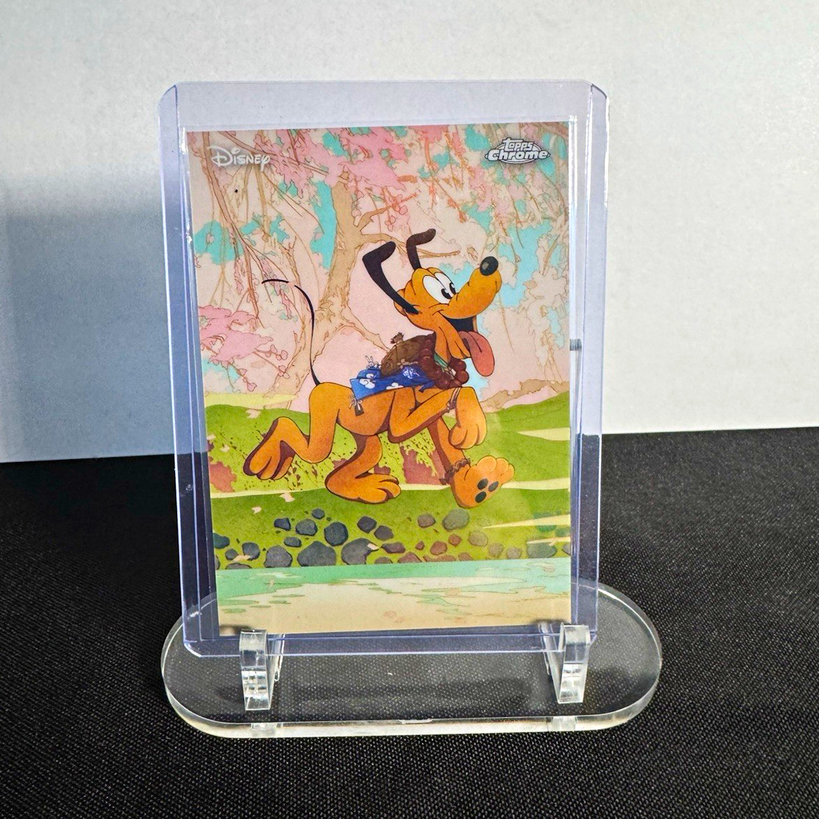 2026 Topps Disney Chrome Disney Ukiyo-e Pluto UK-6 Insert Non-Sport Card