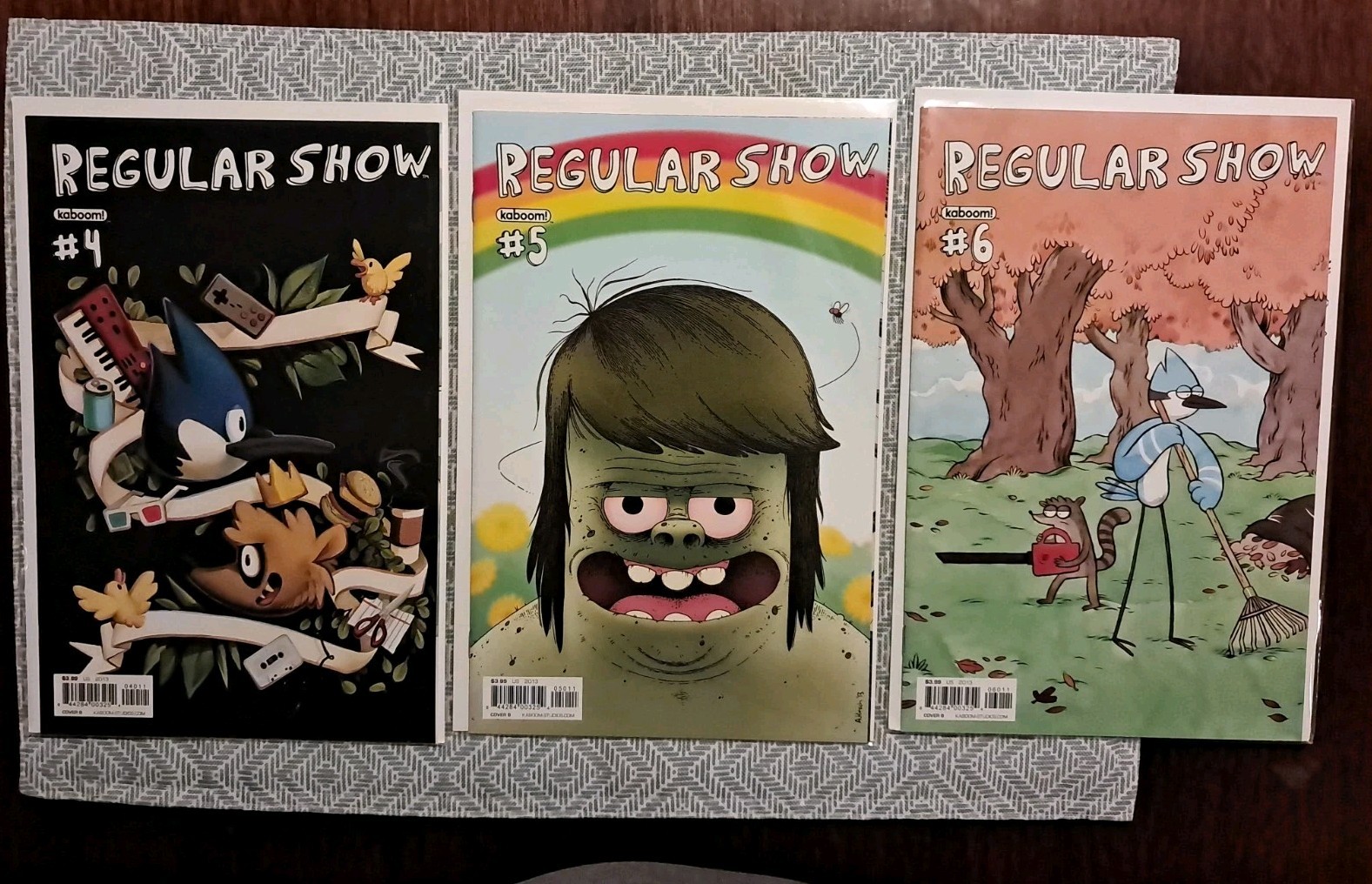 Kaboom Studios Regular Show #4B, 5A, 6B Comic Lot. Beautiful Clean Comics  2013