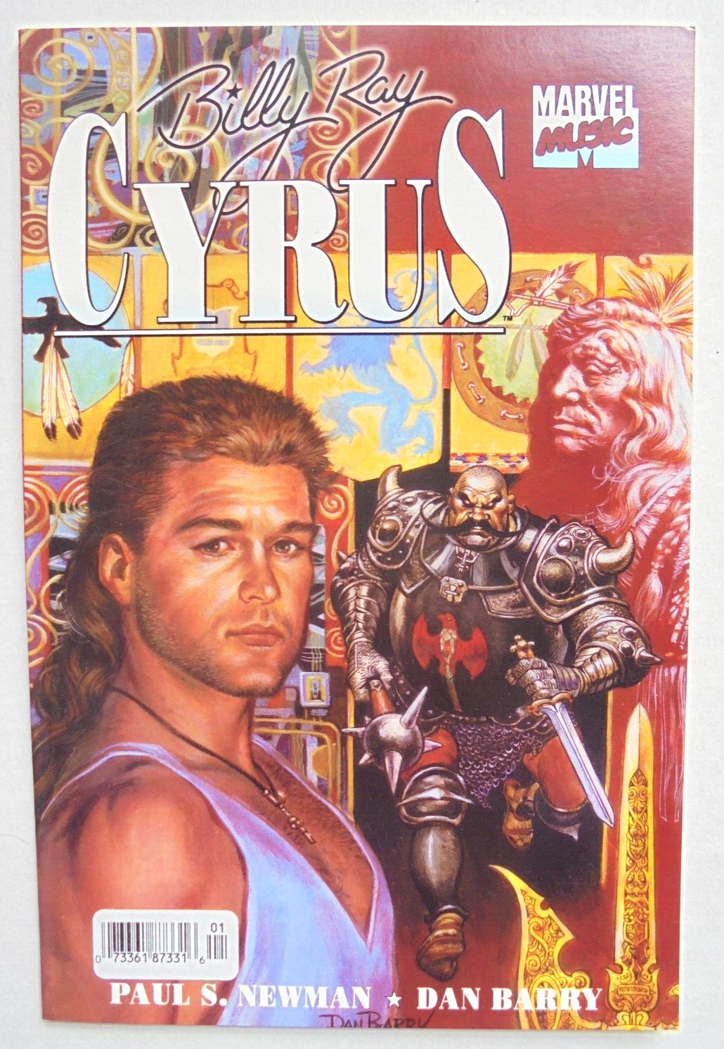 Marvel Music Comics BILLY RAY CYRUS 1995  Graphic Story Book  EXCELLENT UNREAD