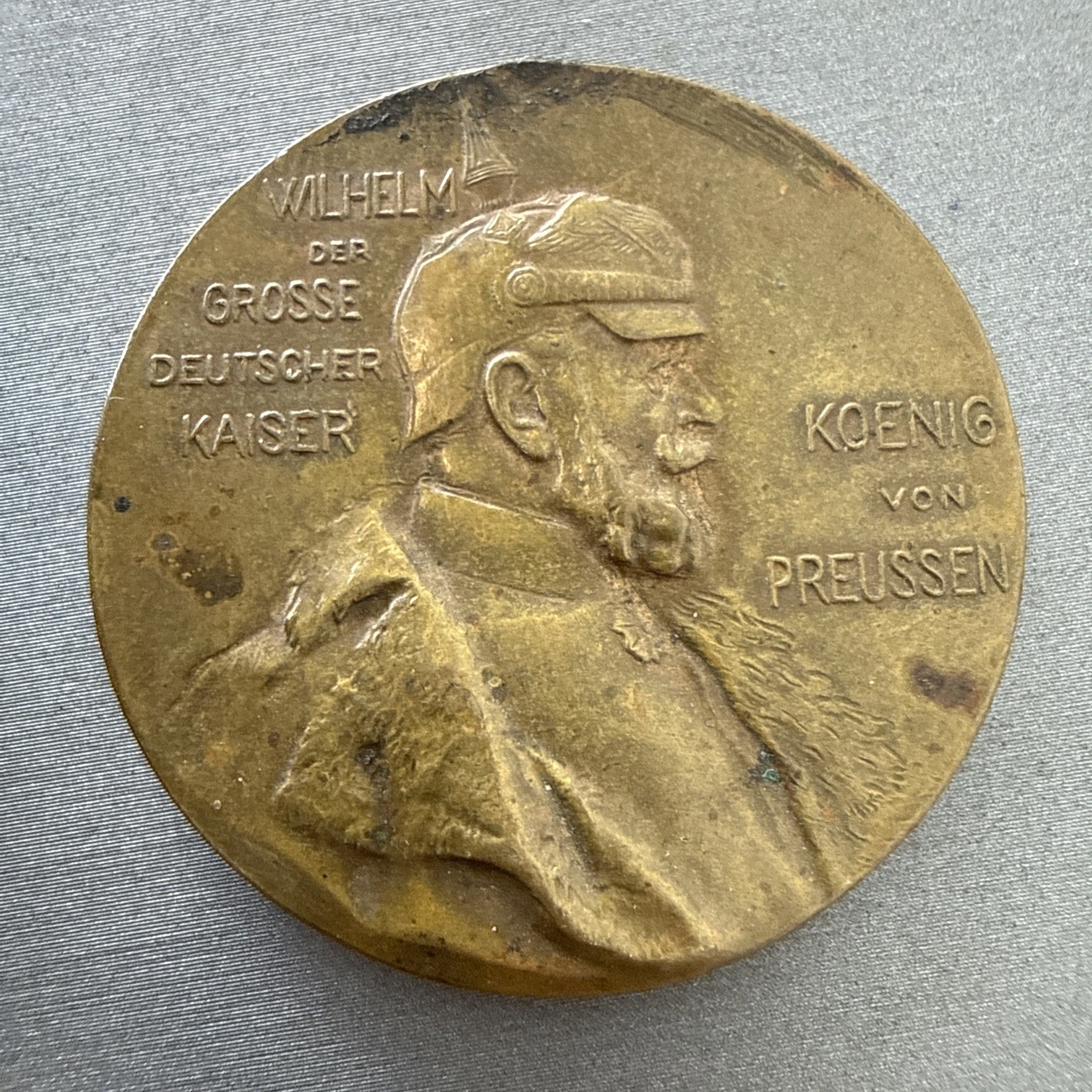 Original Pre WWI German Kasier Wilhelm Commemorative Centenary Medal