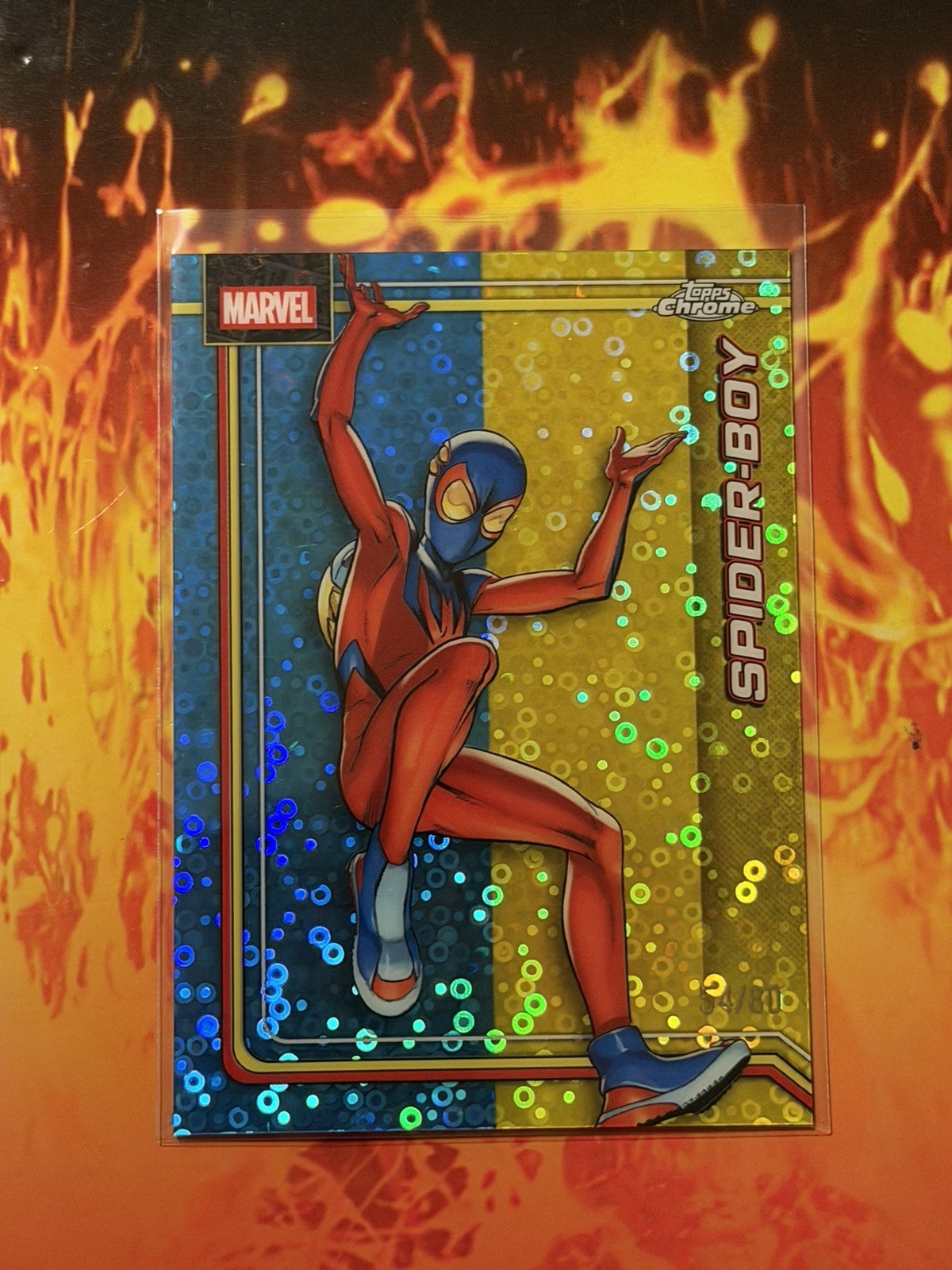 2026 Topps Chrome Marvel Spider-Boy #160 Dazzler\'s Rhythm /80