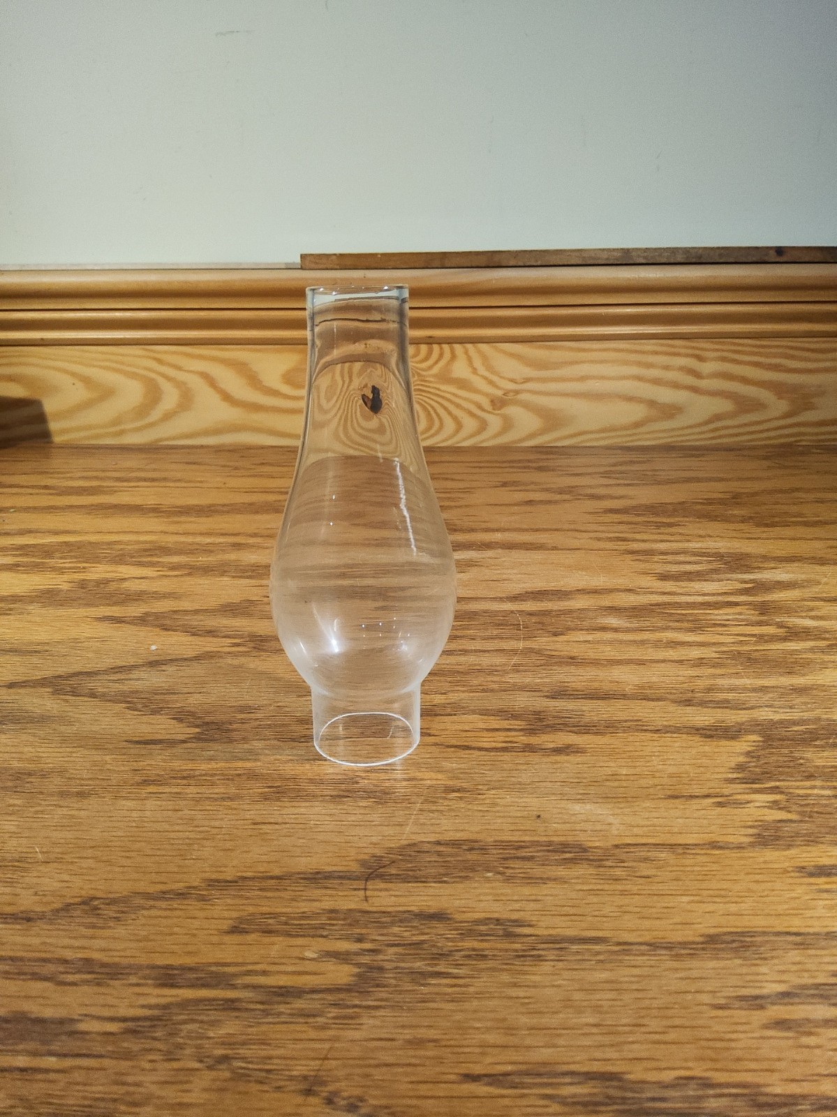 Glass Kerosene Miniature Oil Lamp Chimney Hurricane 1 1/4\