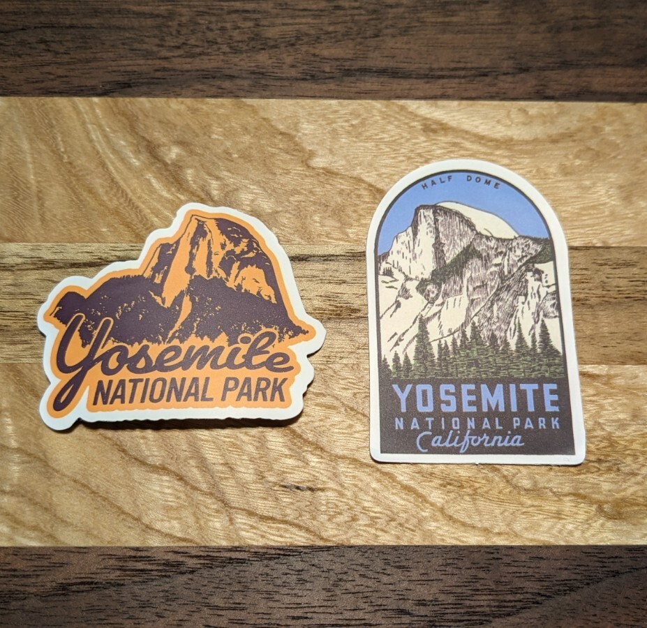A set of Two (2) Yosemite National Park Sticker Decal 3\
