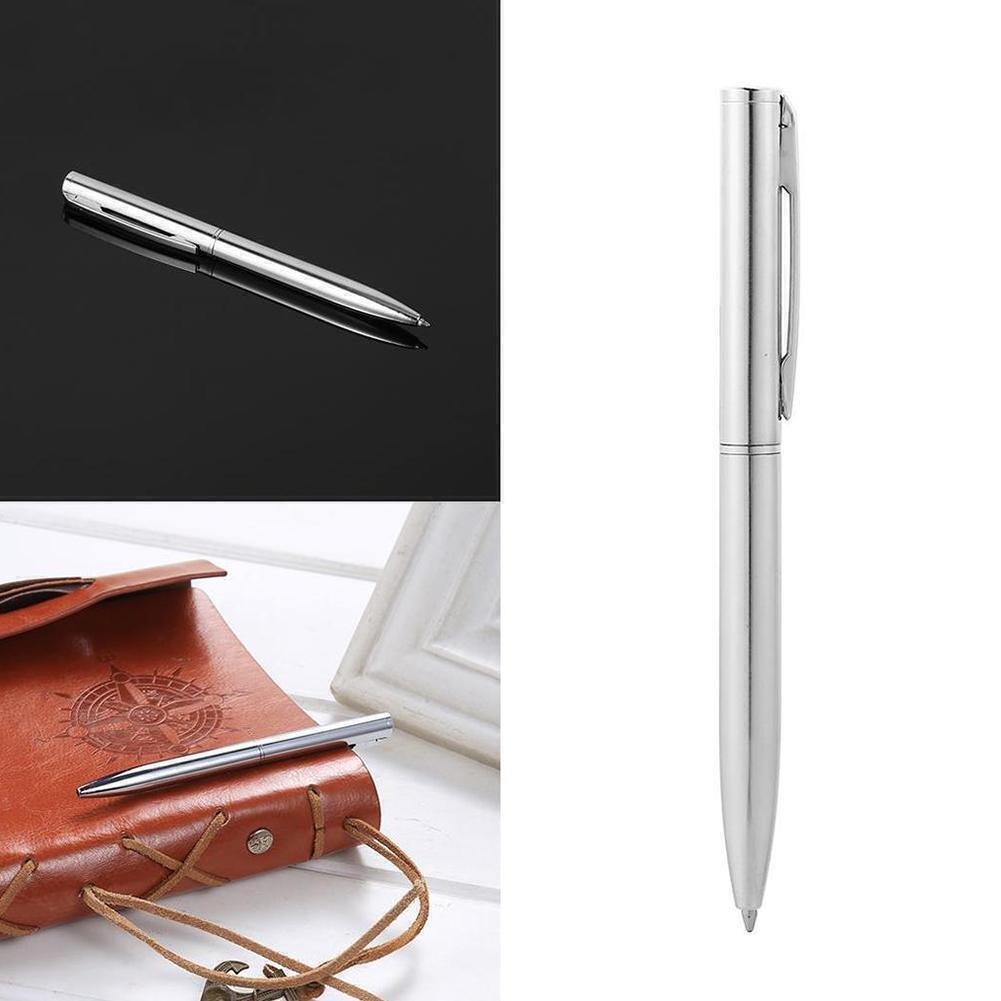 Students Ballpoint Pen Short Spin Office School Teenager ball Roller Ink Blue U