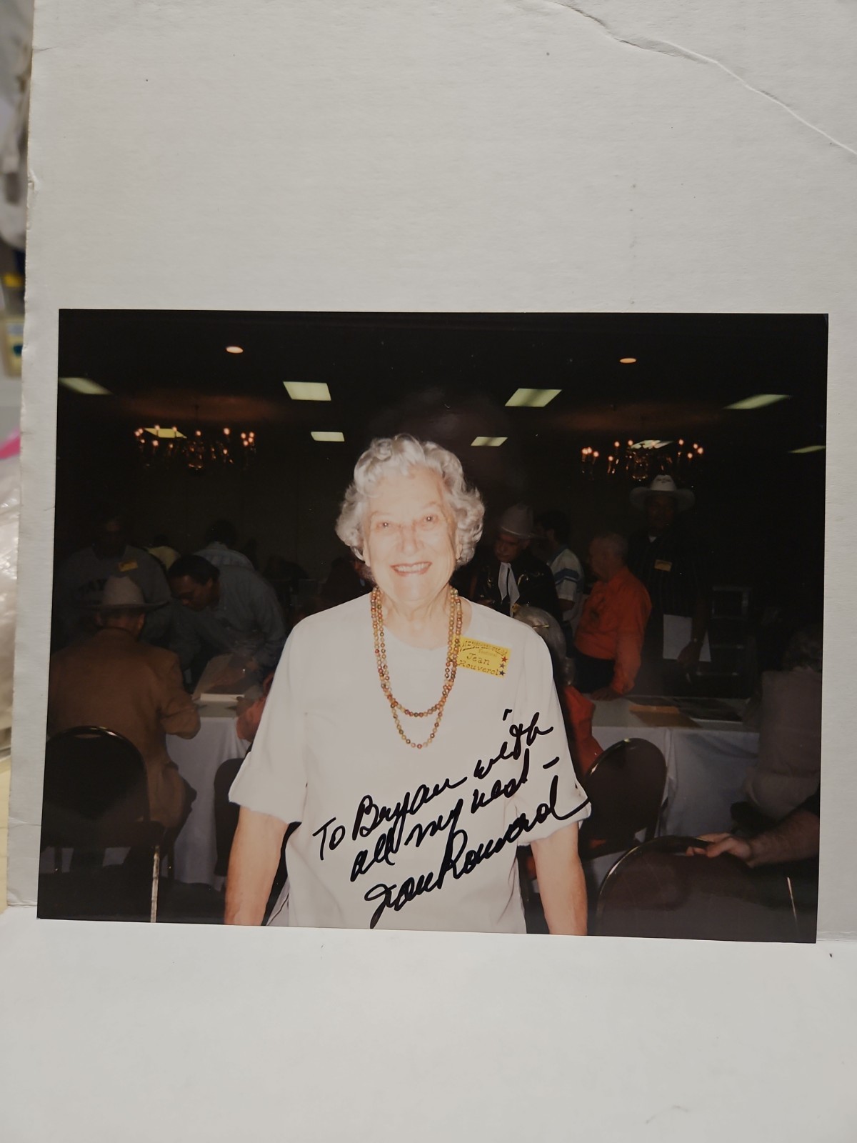 Jean Rouverol Signed 8x10. Actress Screenwriter Author