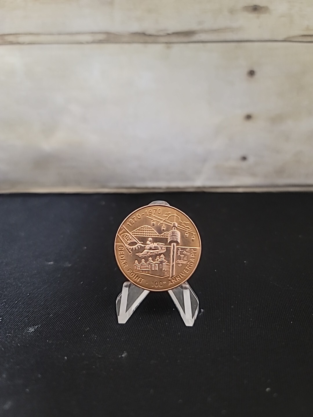 1970 Cedar Point Amusement Park, 100th Anniversary Coin 1870/1970 Sandusky Ohio 1970 Cedar Point Amusement Park, 100th Anniversary Coin 1870/1970 Sandusky Ohio