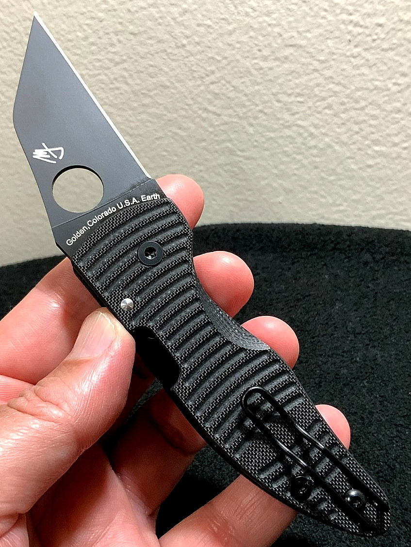 Spyderco MicroJimbo Salt CPM MagnaCut C264GMCBKP Wharncliffe DLC Folder