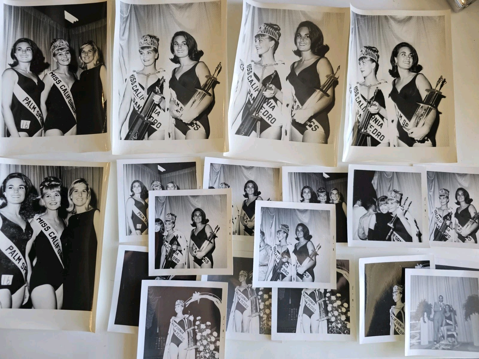 Kathryn Lee Hage Beauty Queen Miss California USA W/ Jeanne Venables 1964 1965 Kathryn Lee Hage Beauty Queen Miss California USA W/ Jeanne Venables 1964 1965