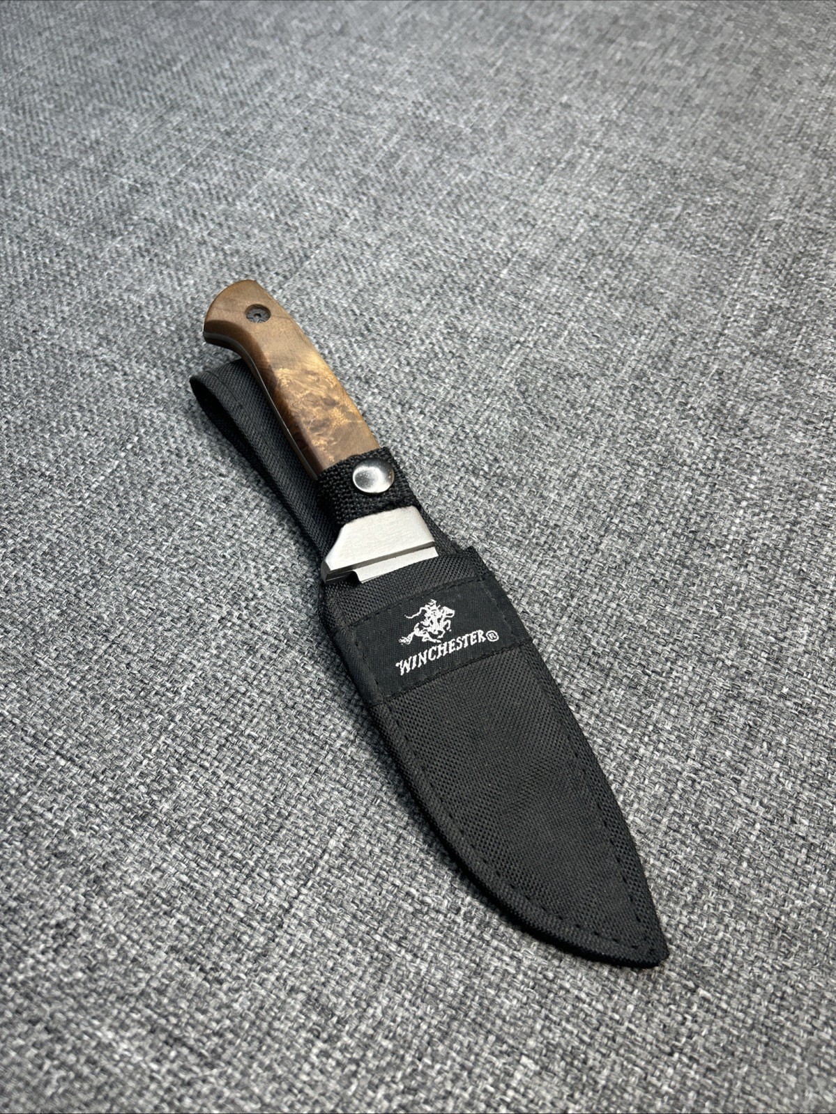 NEW LIMITED EDITION 2006 Winchester Logo Hunter Stainless Drop Point Fixed Blade NEW LIMITED EDITION 2006 Winchester Logo Hunter Stainless Drop Point Fixed Blade