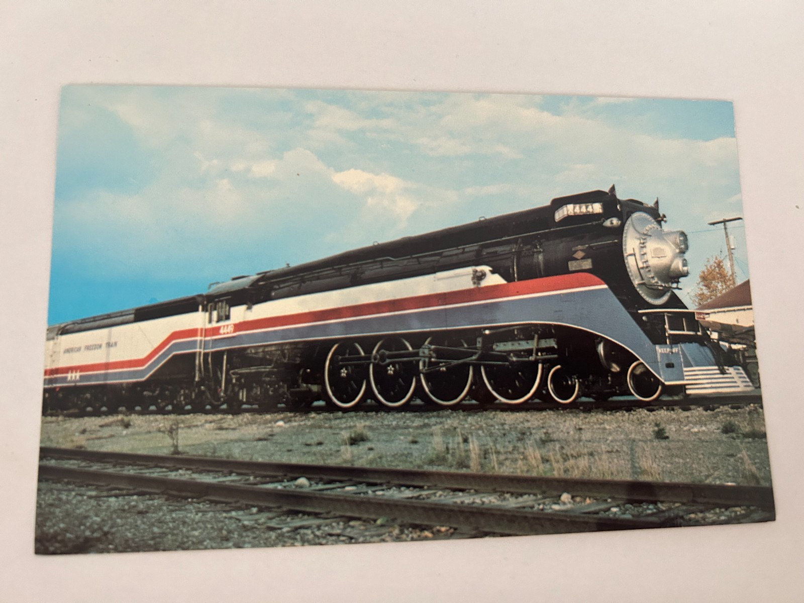 American Freedom Train Locomotive Number 4449 Postcard