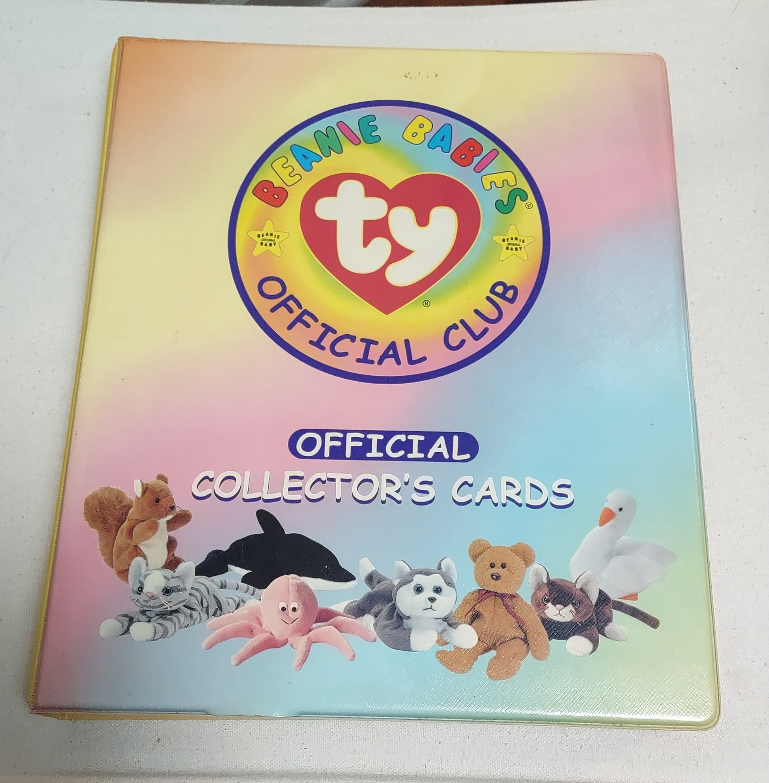 1998 Ty Beanie Babies Serie 1 Base Puzzle Chase Parallel 173 Card Set Lot Binder