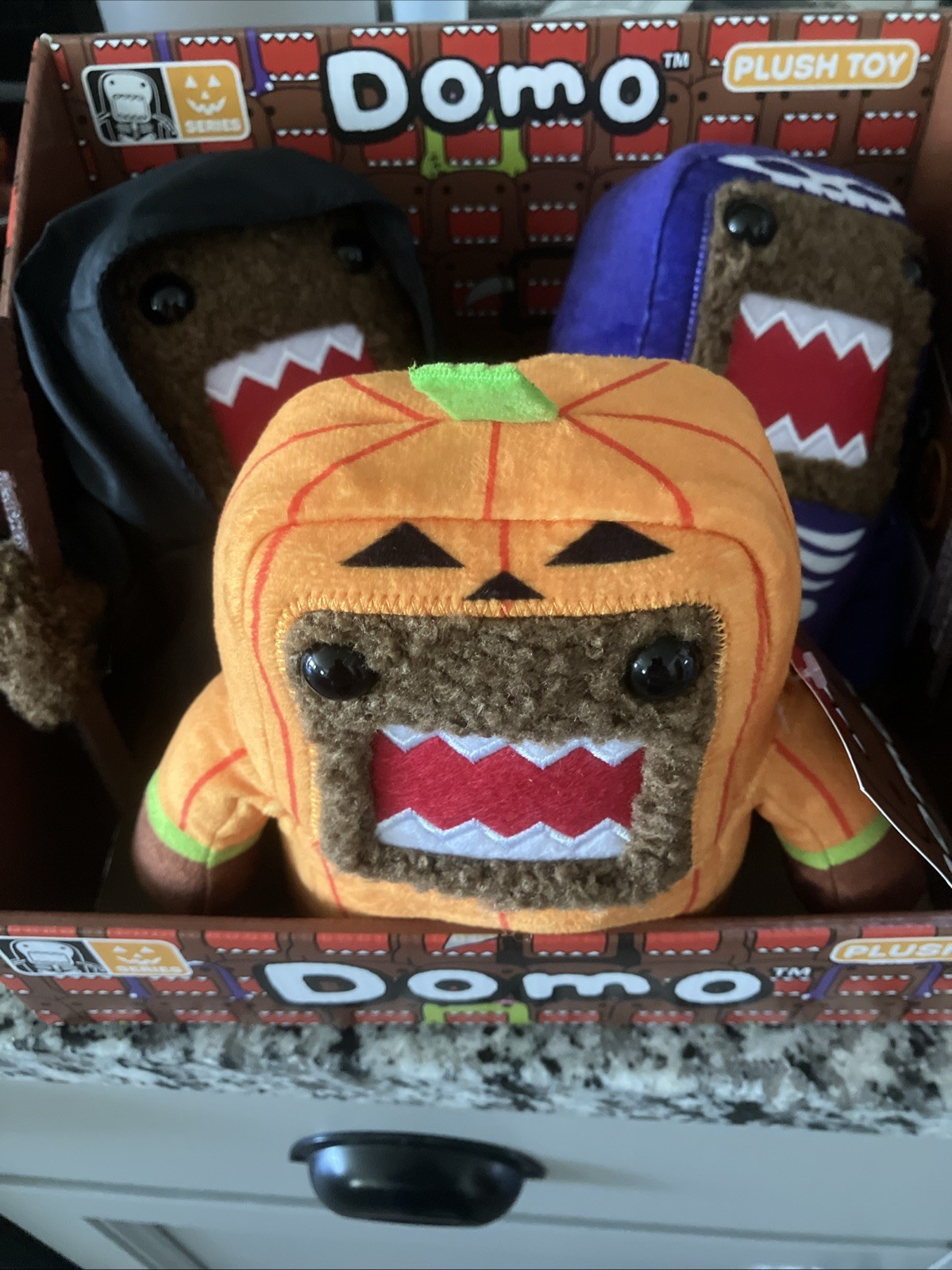 Domo Halloween Plush Toy Set Of 3 w/Box 2026 New 7”
