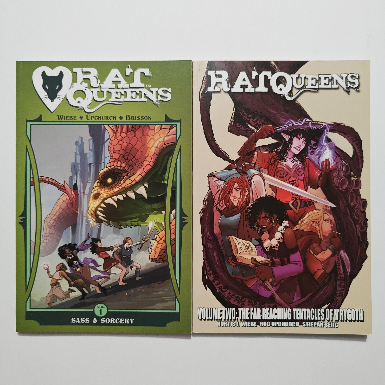 Rat Queens Vol. 1 & 2 TPB SET (Paperback) 2015 Sass & Sorcery, N\'Rygoth - VF/NM