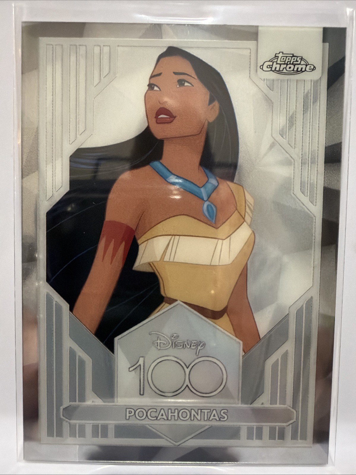 2023 Topps Chrome Disney 100 Base Pocahontas #55
