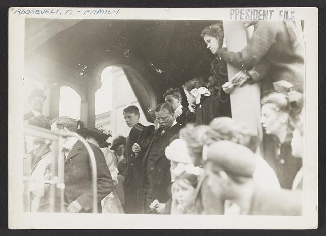 Photo:Oyster Bay Long Island NY Theodore Roosevelt at Ethel\'s Wedding 1913