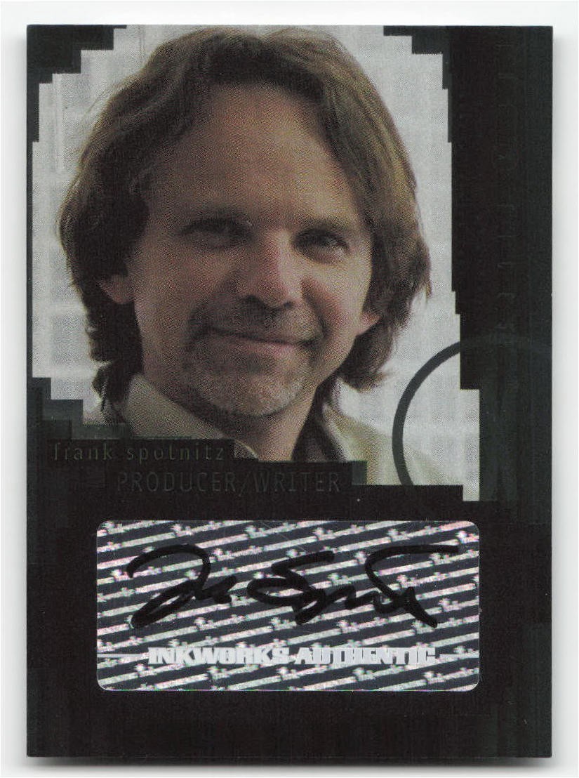 Inkworks The X-Files I Want To Believe A4 Frank Spotnitz Autograph