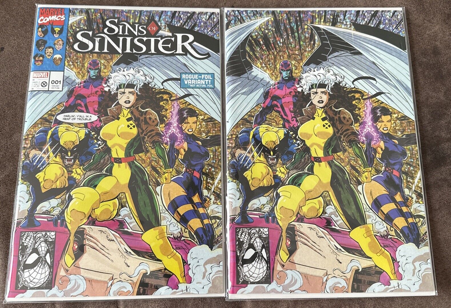 Sins Of Sinister #1 Set Kaare Andrews Cover Set of Virgin & Trade Dress; NM
