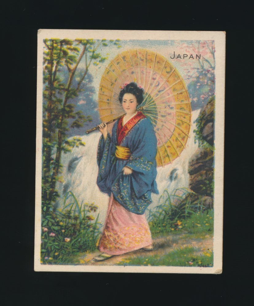 1911 T52 Helmar Cigarettes COSTUMES & SCENERY -JAPAN