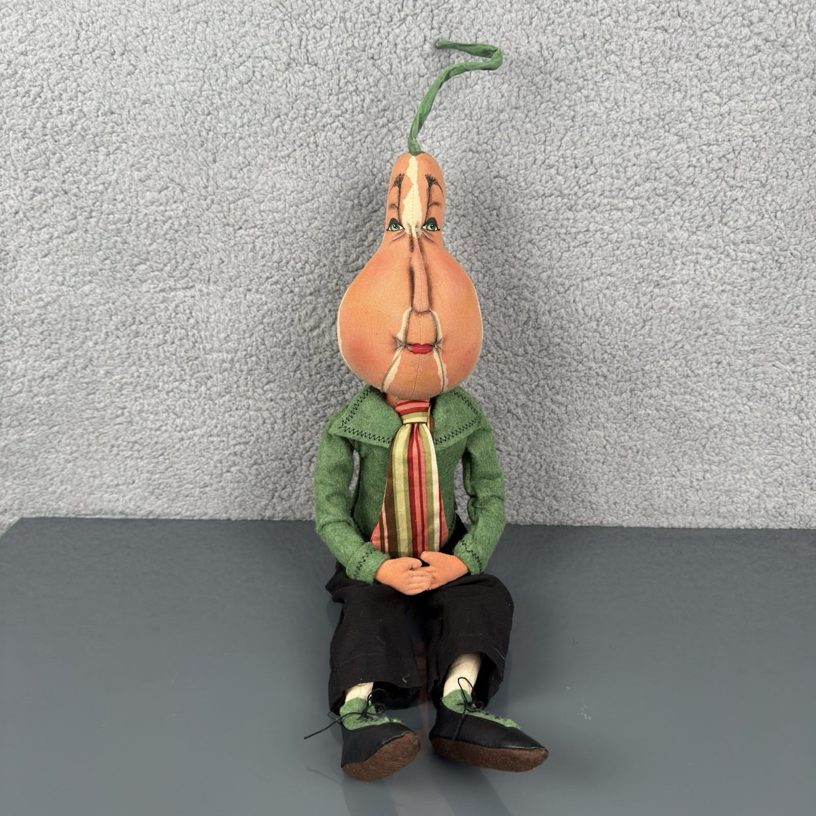 Joe Spencer Gathered Traditions Patton Pumpkin Gourd Doll 28 Joe Spencer Gathered Traditions Patton Pumpkin Gourd Doll 28
