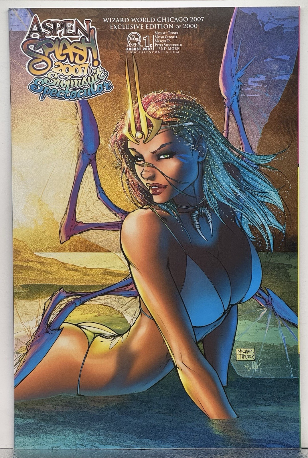 ASPEN MICHAEL TURNER\'S ASPEN SPLASH: 2007 SWIMSUIT SPECTACULAR #1C VF/NM 2000