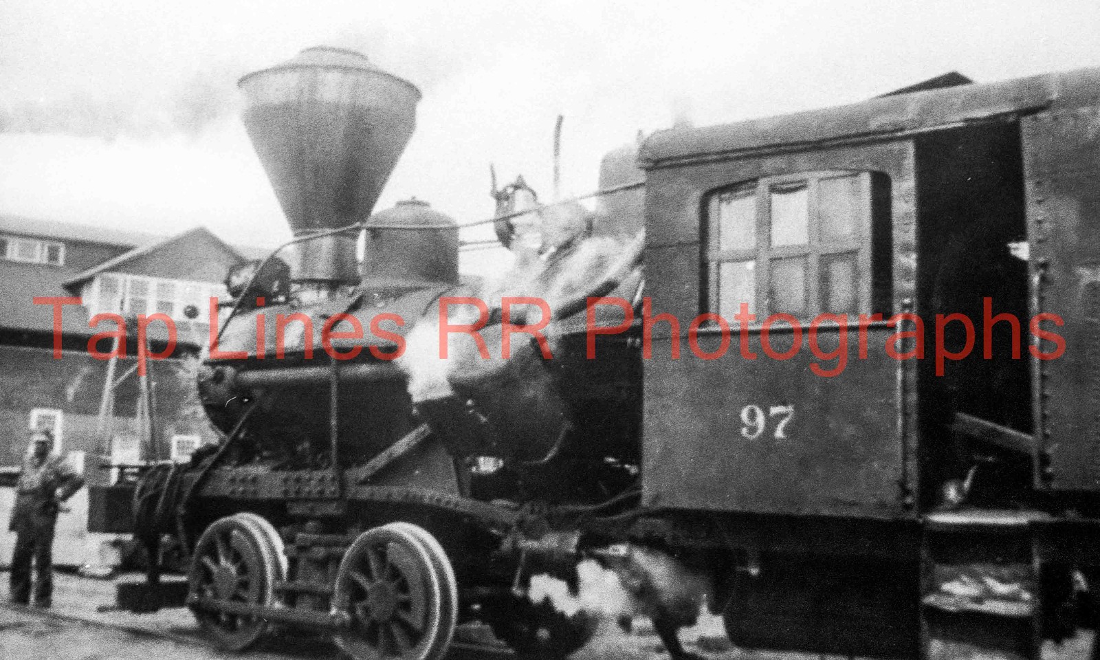 Alger Sulivan Lumber Escambia Ry #97 Heisler-Century FL 8-9-1941 New 5x8 Photo