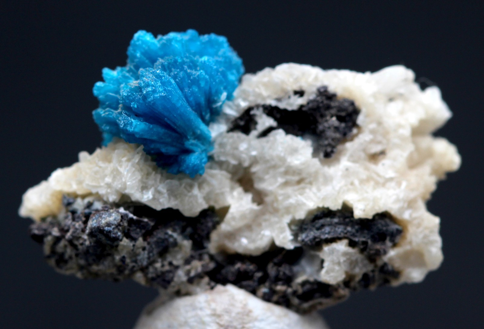 CAVANSITE STILBITE Crystal Mineral Specimen Cluster Blue Healing Poona INDIA