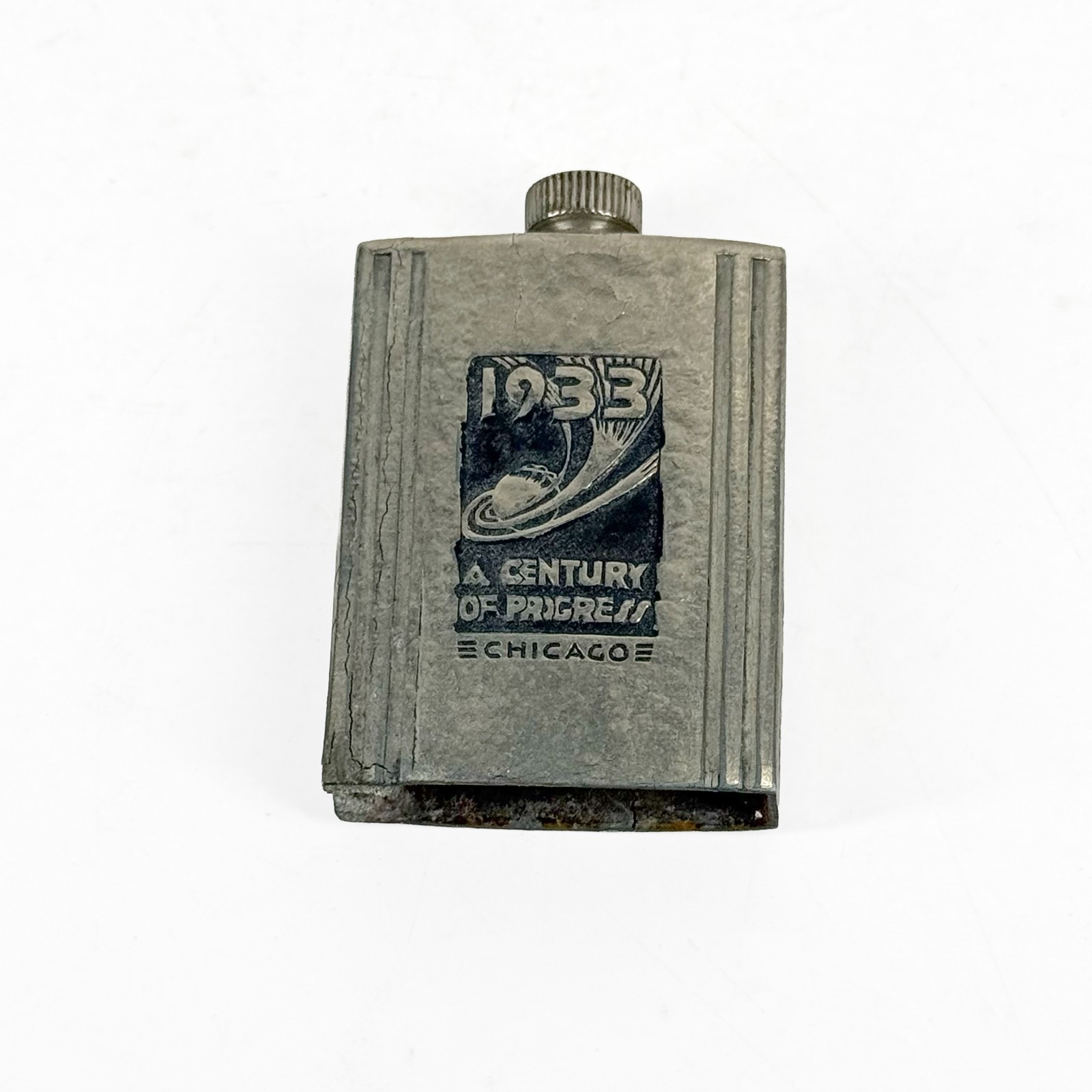 1933 Century of Progress Chicago Fair Match King Strike Lighter