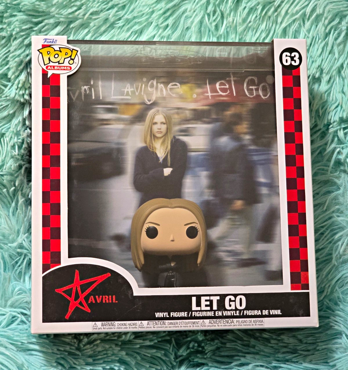 Funko Pop Avril Lavigne Let Go Albums #63 Vinyl Figure Music New in Box