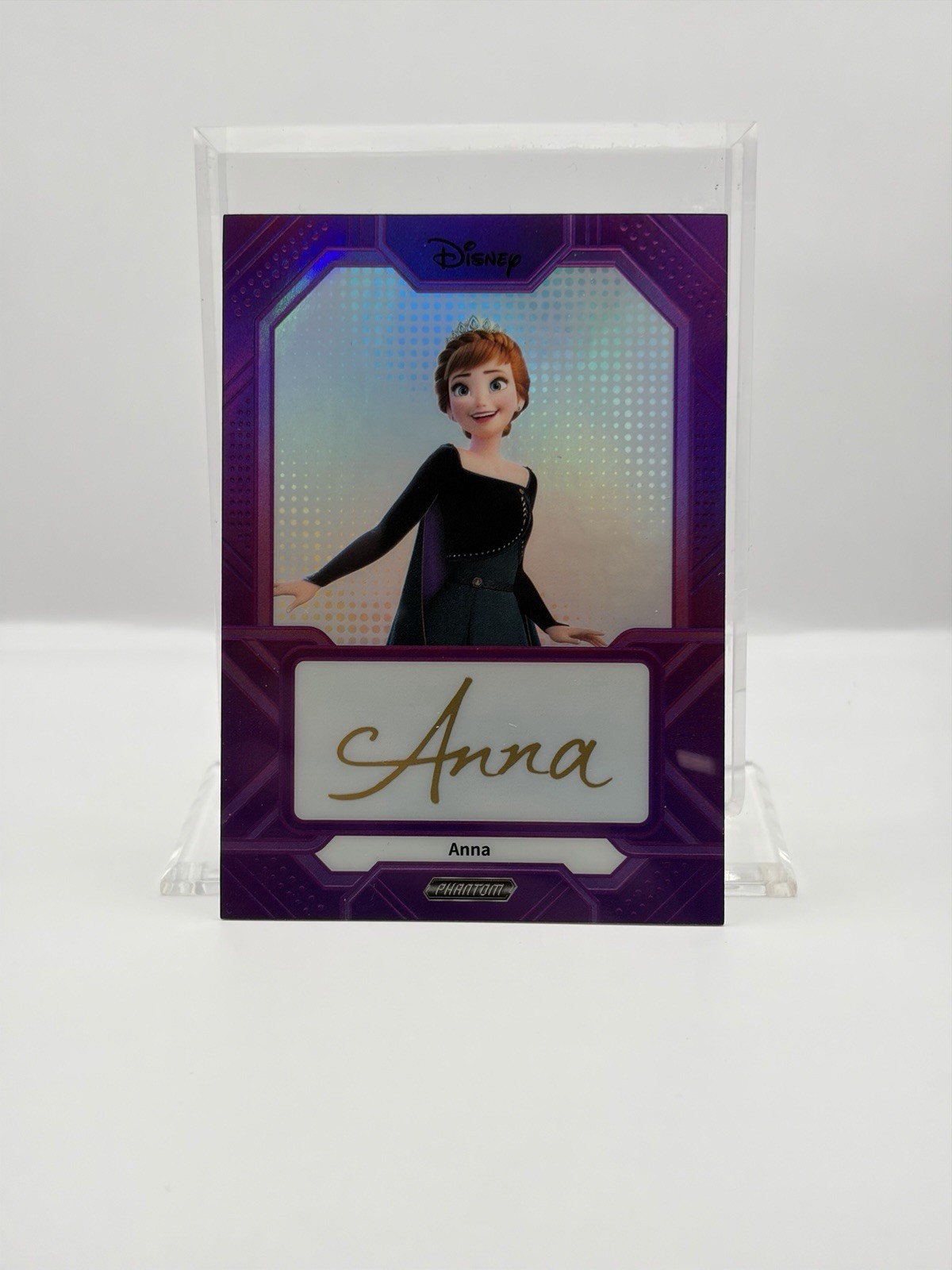 2025 Disney Kakawow Purple Holo Memorabilia #PD-SIP-08 ANNA (AUTO #'d / 115)