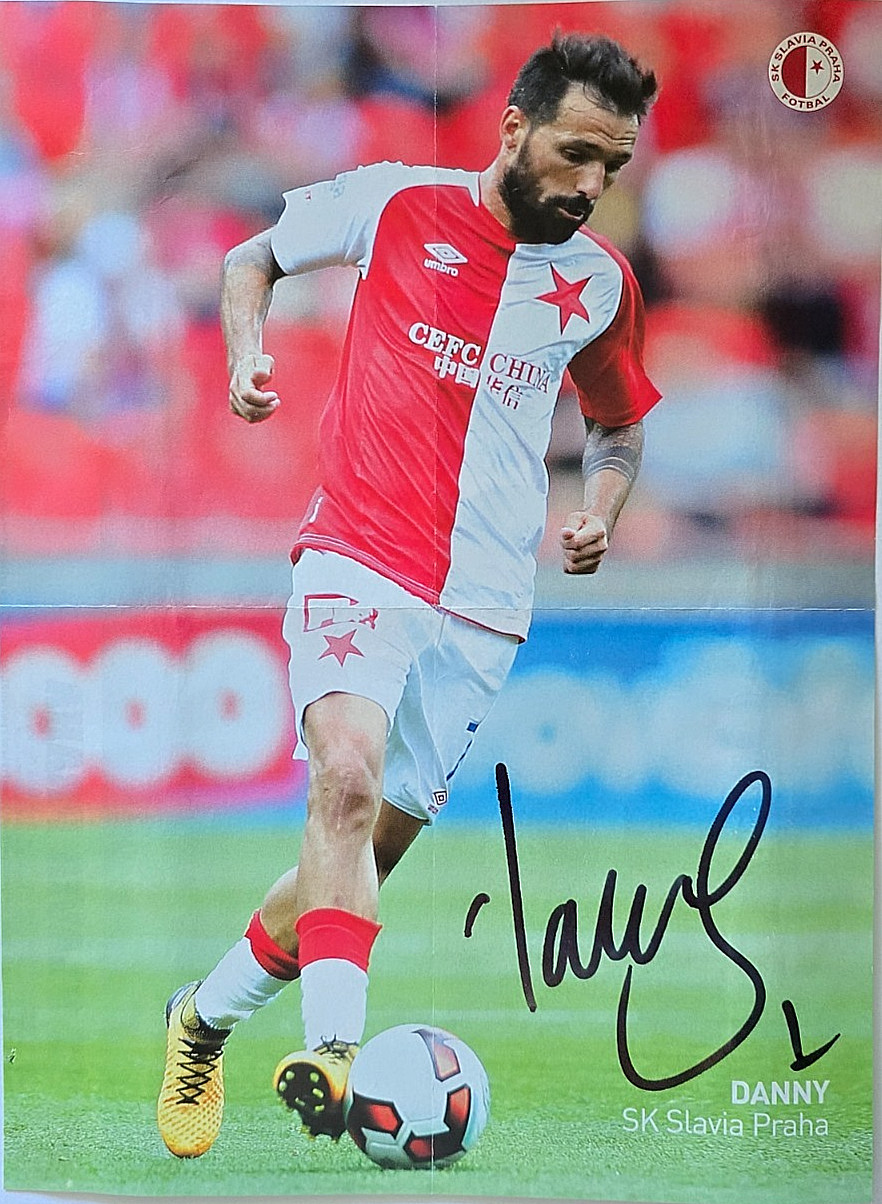 Danny, Portugal, SK Slavia Praha, autograph original