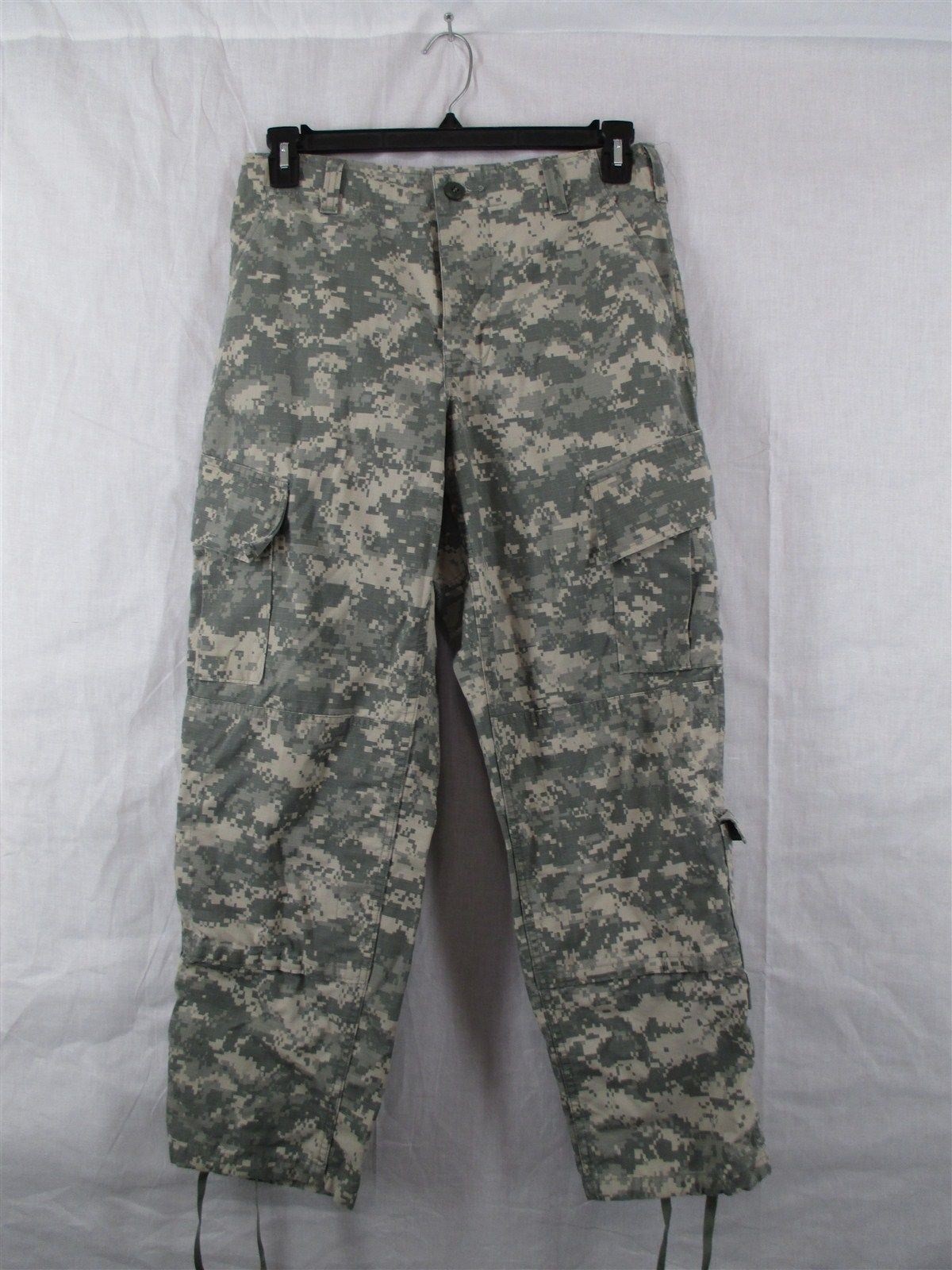 ACU Pants/Trousers Small Short USGI Digital Camo Cotton/Nylon Ripstop Army