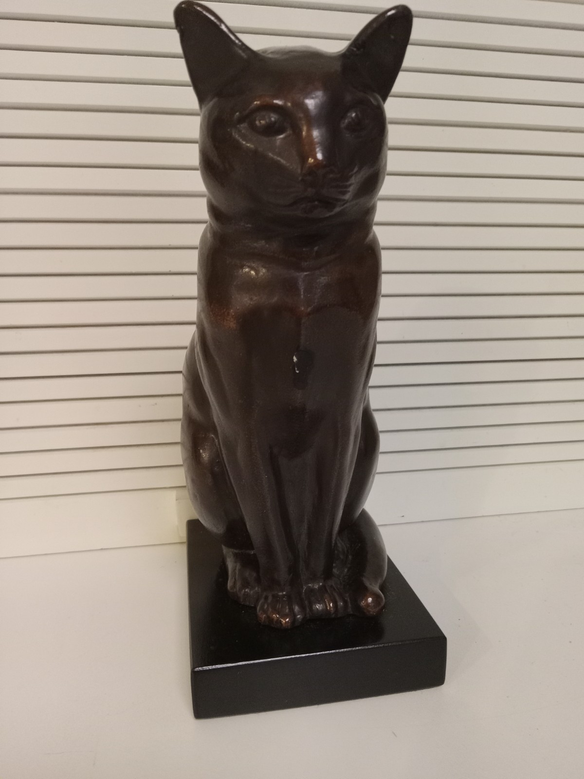 Vintage Museum MPI Reproduction Malvina Hoffman Bronze Siamese Cat Statue Kiki