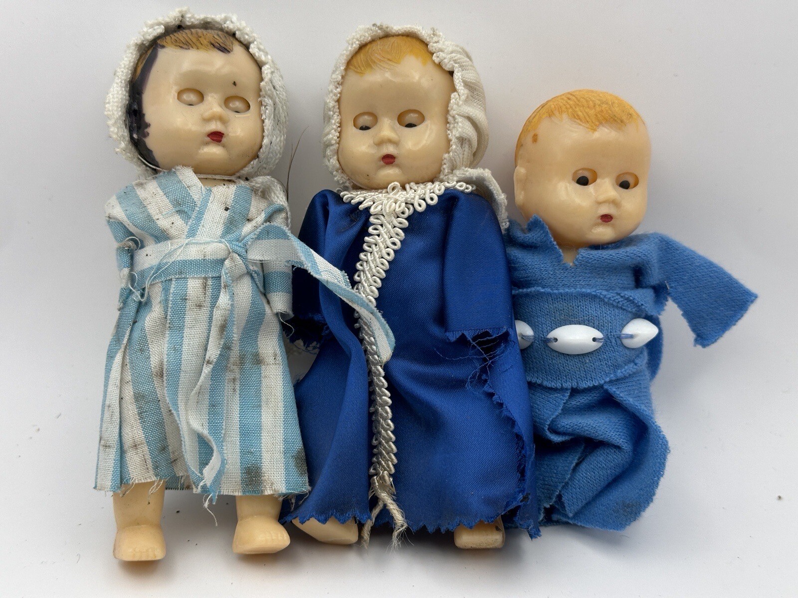 Lot of 3 Vintage Baby Figurines -- Look Very Old Lot of 3 Vintage Baby Figurines -- Look Very Old