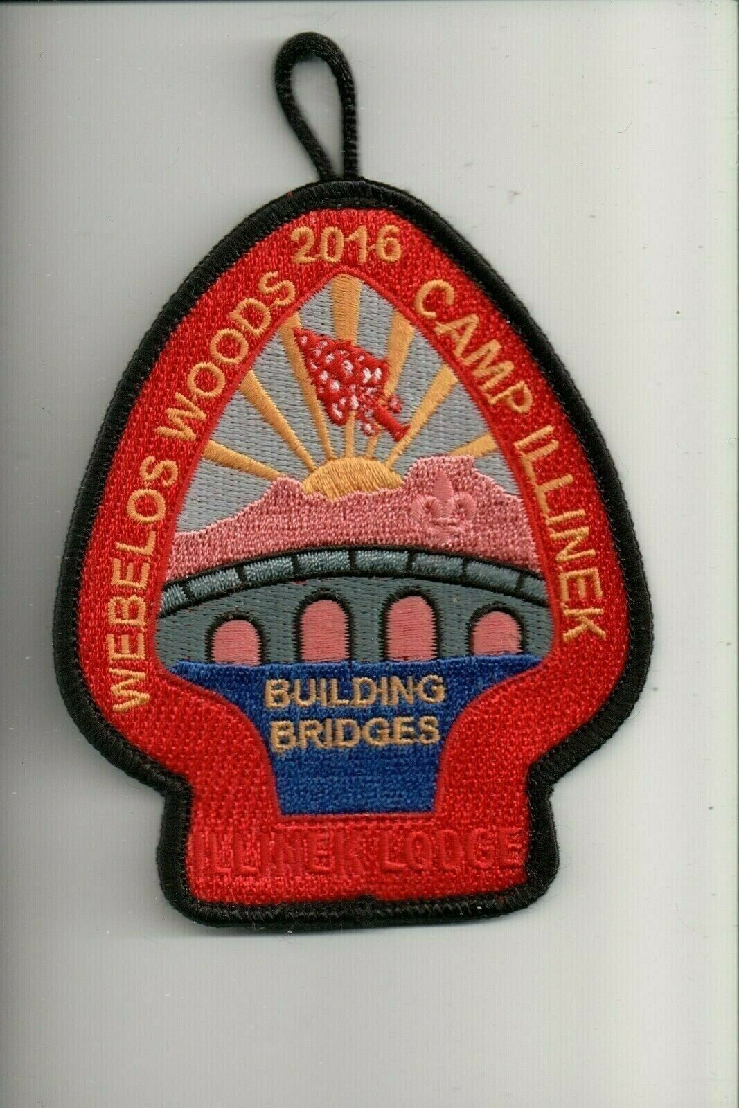 2016 Camp Illinek Webelos Woods Building Bridges patch
