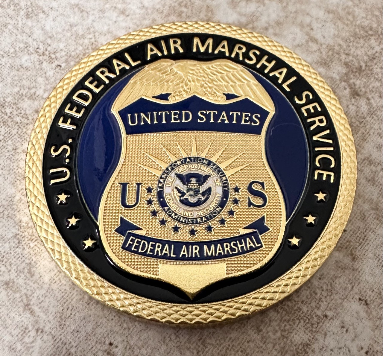 U.S. Federal Air Marshal TSA Challenge Coin ·IN STOCK· ·FAST SHIPPING· ·NEW·