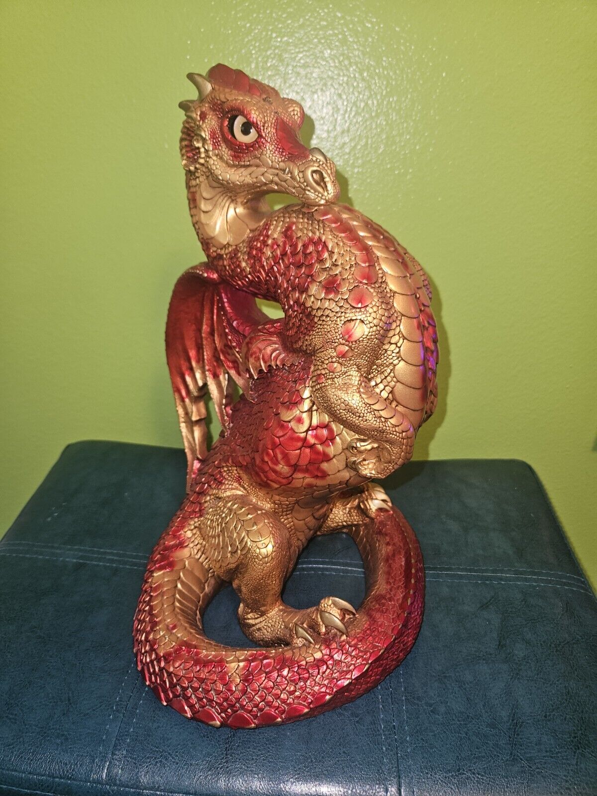 Windstone Editions Pomegranate Test Paint #1 Emperor Dragon OOAK Signed Great...